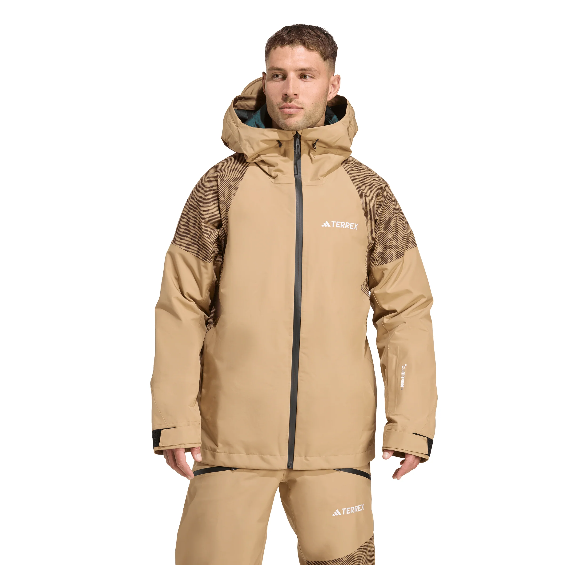 Adidas Terrex Men's Xperior Hybrid PRIMEKNIT CLIMAPROOF+ Jacket - Cardboard 2026 - Image 3