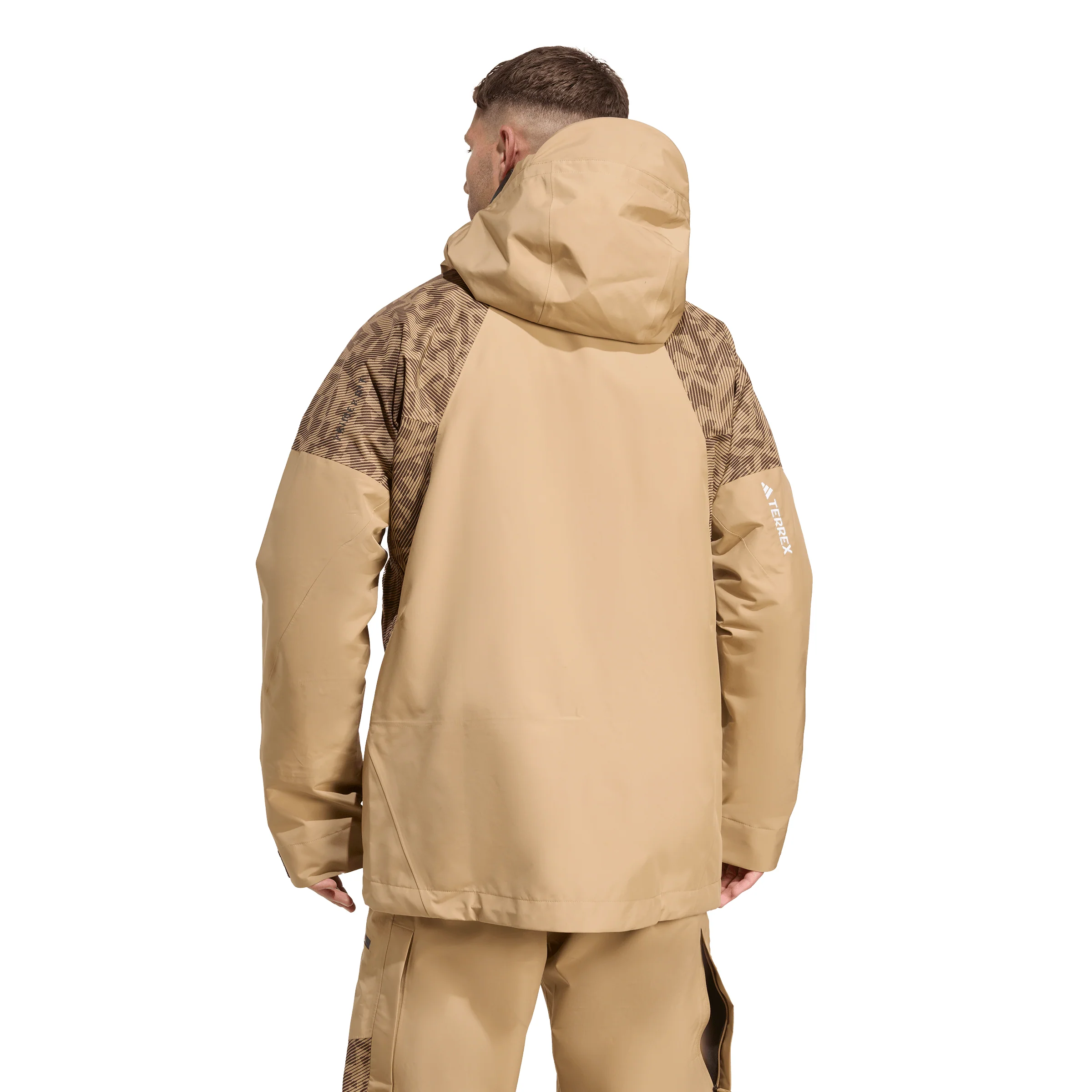 Adidas Terrex Men's Xperior Hybrid PRIMEKNIT CLIMAPROOF+ Jacket - Cardboard 2026 - Image 5
